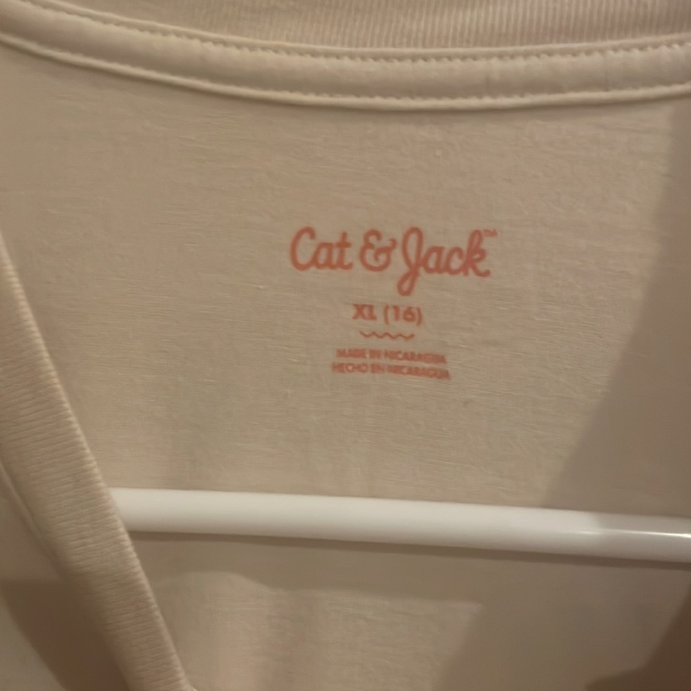 NWT BOYS XL 16 LONG SLEEVE GRAPHIC T- SHIRT CAT AND JACK - Picture 5 of 7